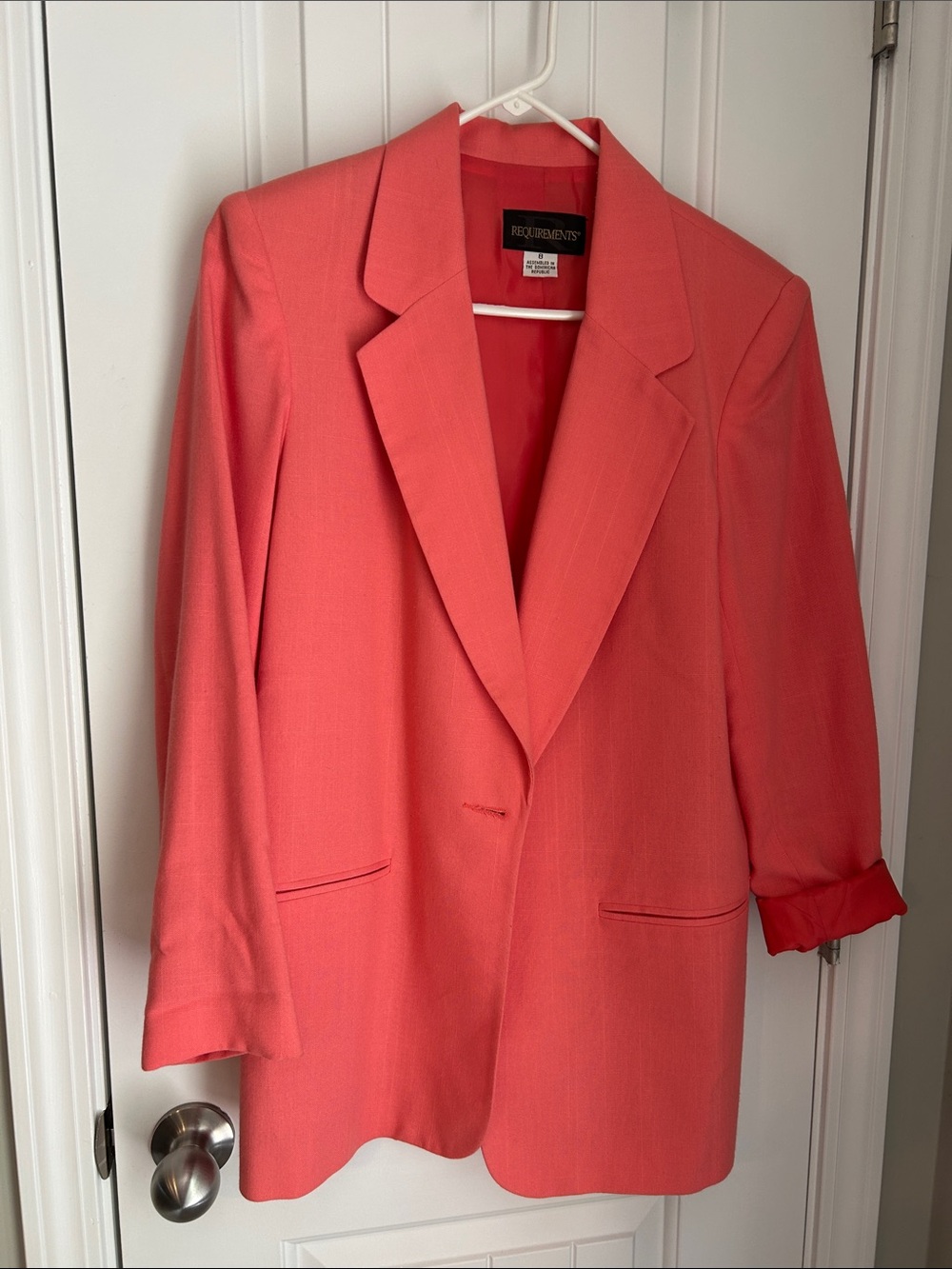 Women’s Vintage Coral Blazer size 8